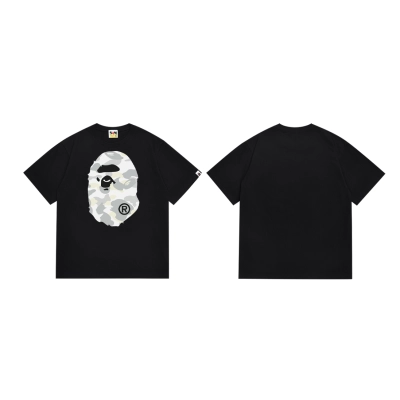 BAPE Grey Camo Big Ape Print Tee P120 SC046 02