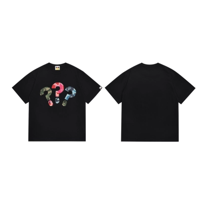 BAPE Camo Question Mark Graphic Tee P120 SC064 02