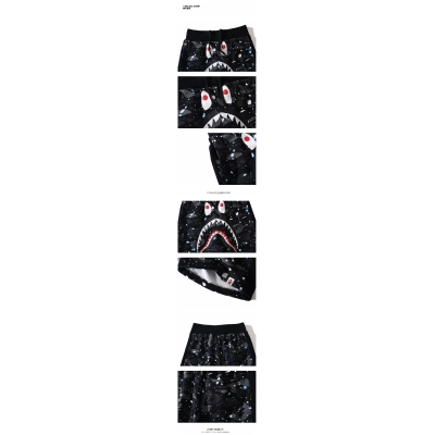 BAPE Cosmic Shark Mouth Sweatshorts P150 8713# 02