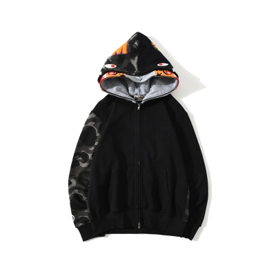 BAPE Grey Glow Camo Shark Zip Hoodie Jacket P200 6660# 02