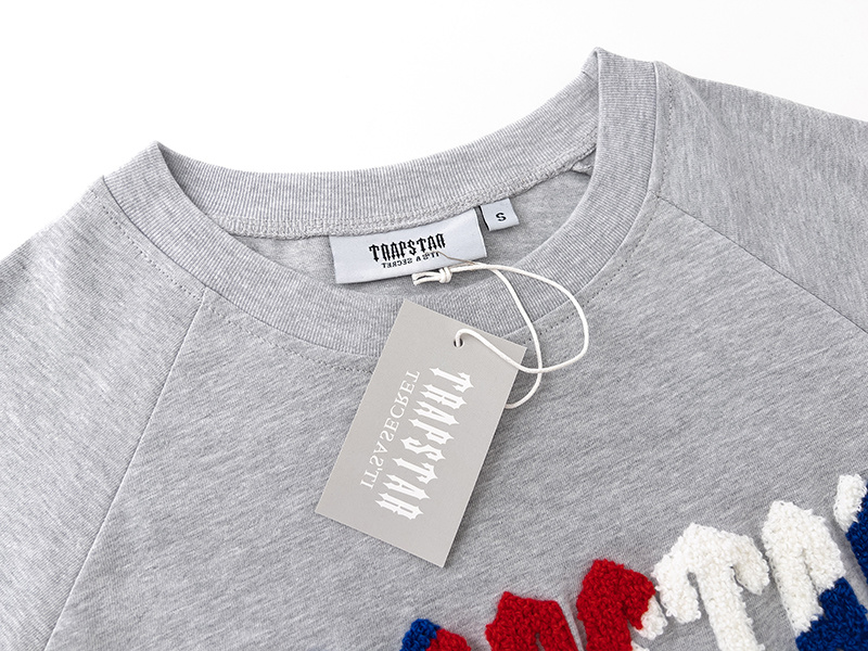 Trapstar It's A Secret Chenille Patch Tracksuit - Black/Grey/White P260 625-626