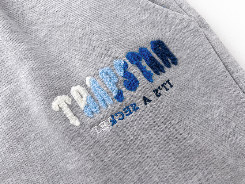Trapstar Decoded Chenille Embroidery Set - Black/Grey/White P260 629-630
