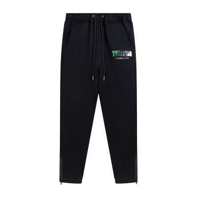 Trapstar It's A Secret Chenille Embroidery Hoodie & Jogger Set - Black/Grey 02