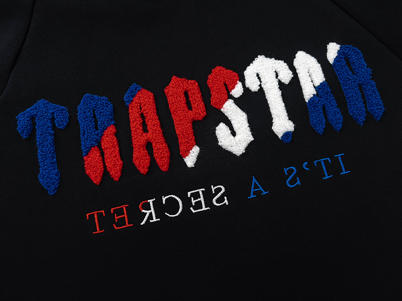 Trapstar It's A Secret Gradient Letter Print Hoodie &amp; Jogger Set - Black/Grey