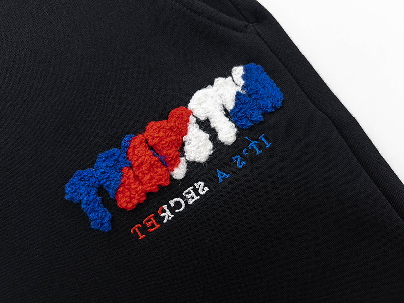 Trapstar It's A Secret Gradient Letter Print Hoodie &amp; Jogger Set - Black/Grey