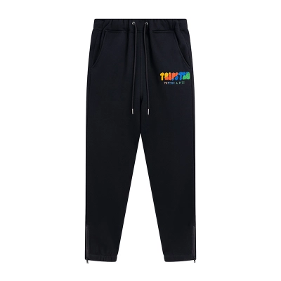 Trapstar It's A Secret Rainbow Letter Print Hoodie & Jogger Set - Black/Grey 02