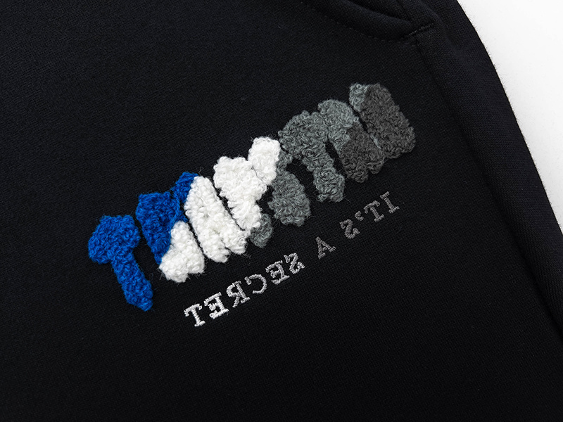 Trapstar It's A Secret Gradient Letter Print Hoodie &amp; Jogger Set - Black/Grey