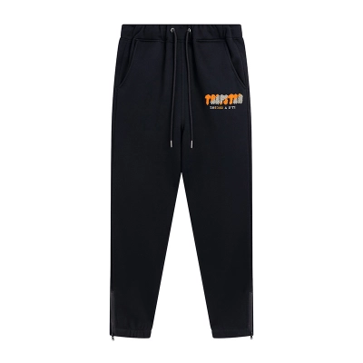Trapstar It's A Secret Orange Gradient Letter Print Hoodie & Jogger Set - Black/Grey 02