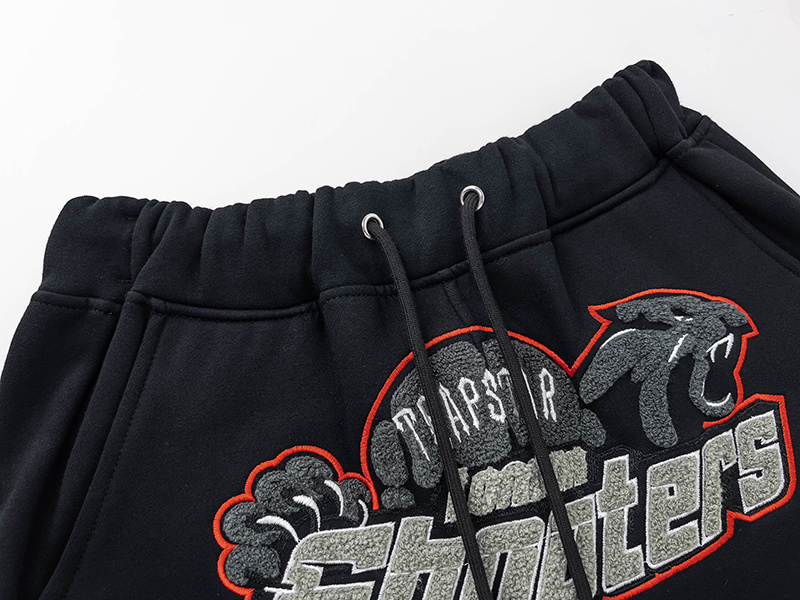 Trapstar Smokers Panther Graphic Hoodie &amp; Jogger Set - Black/Grey