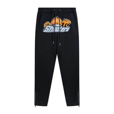 Trapstar Shooters Tiger Head Chenille Embroidery Hoodie & Jogger Set - Black/Grey 02