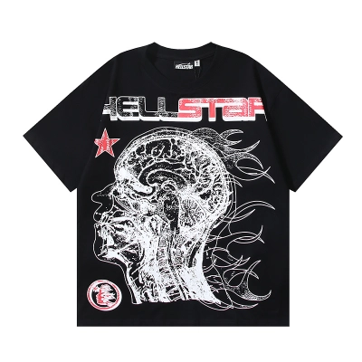 Hellstar Studios Inc. Evolution Graphic Tee - White/Cream/Black 511# 02