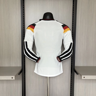 Germany 2026 World Cup Home Long Sleeve Player Edition Jersey - Classic Tricolor 02