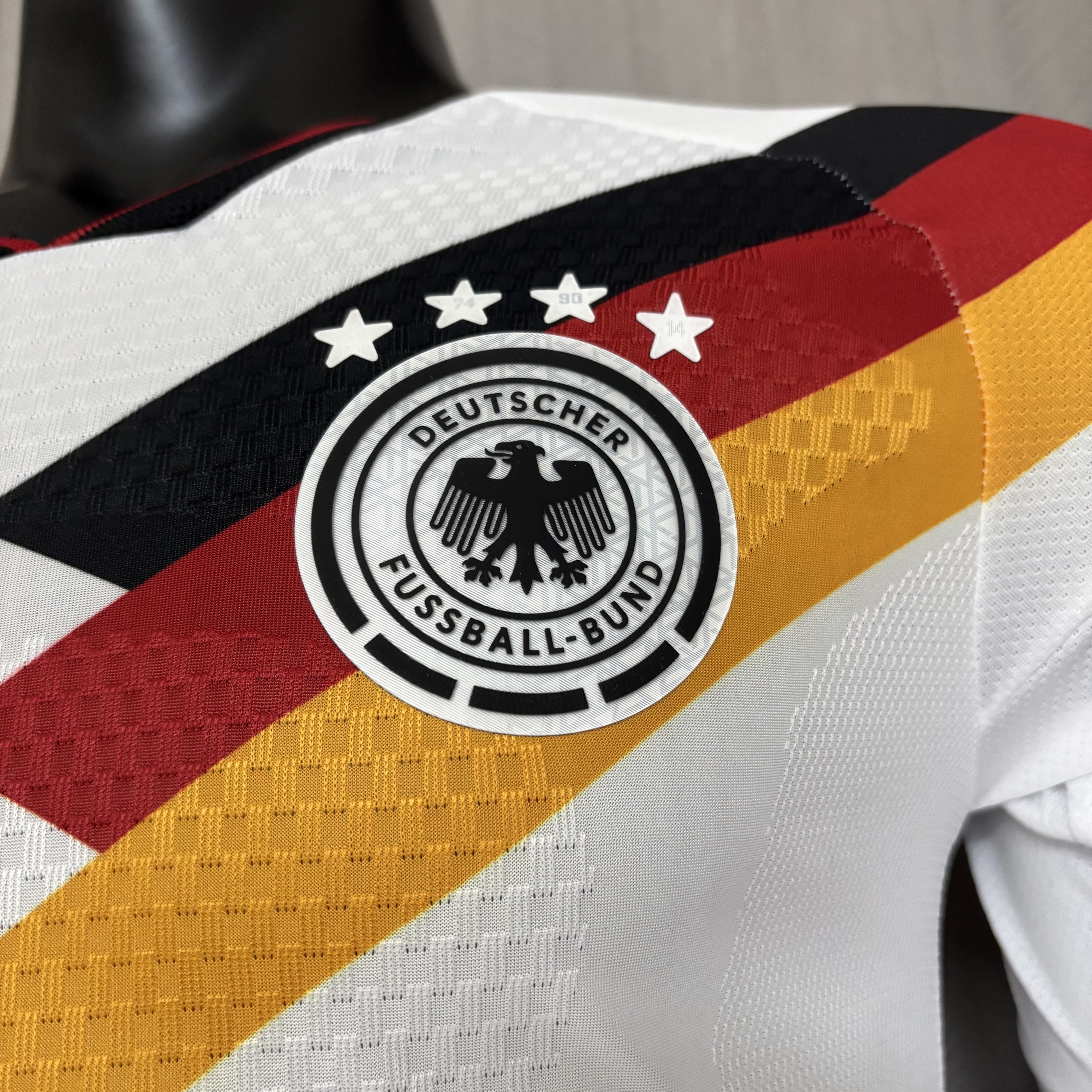 Germany 2026 World Cup Home Long Sleeve Player Edition Jersey - Classic Tricolor