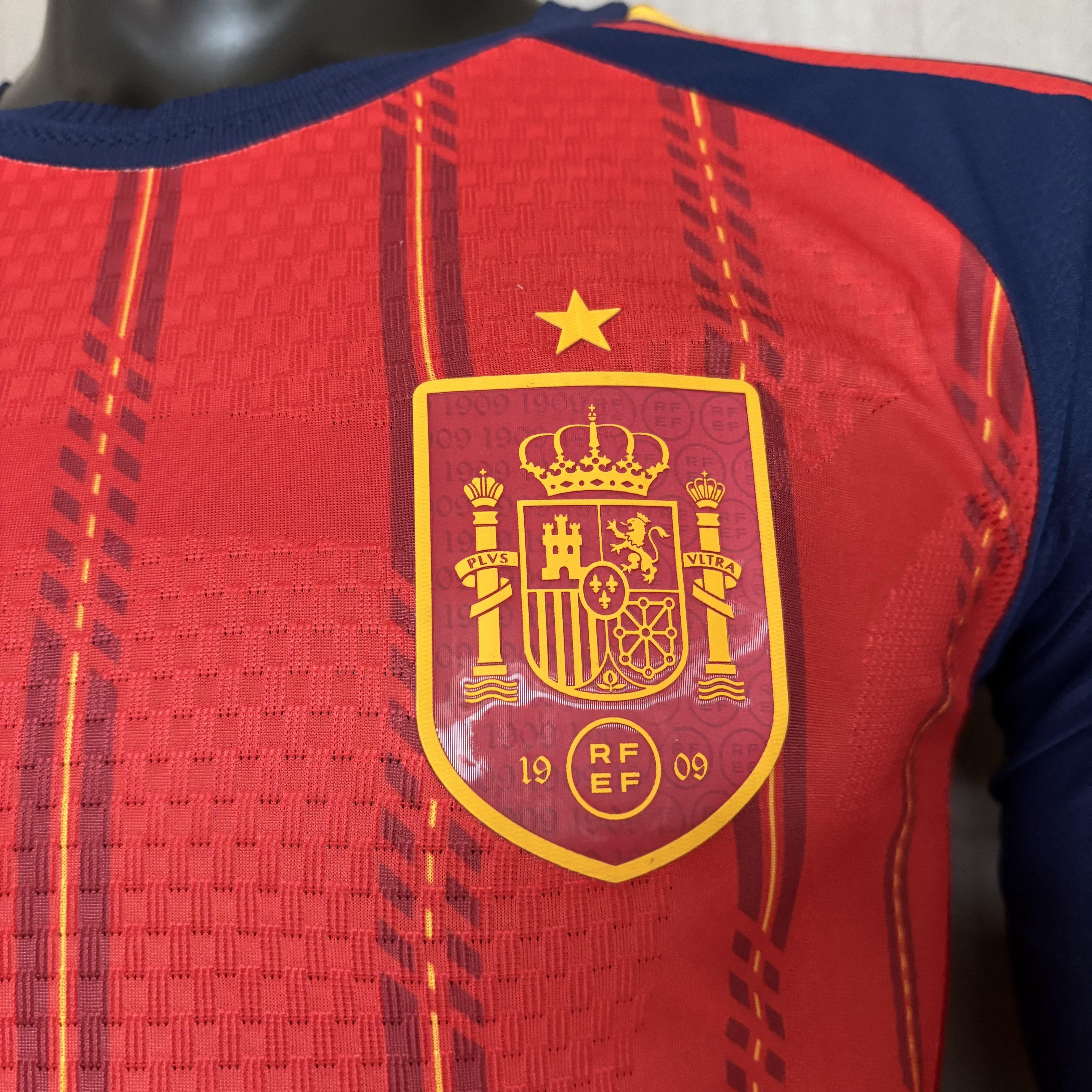Spain 2026 World Cup Home Long Sleeve Player Edition Jersey