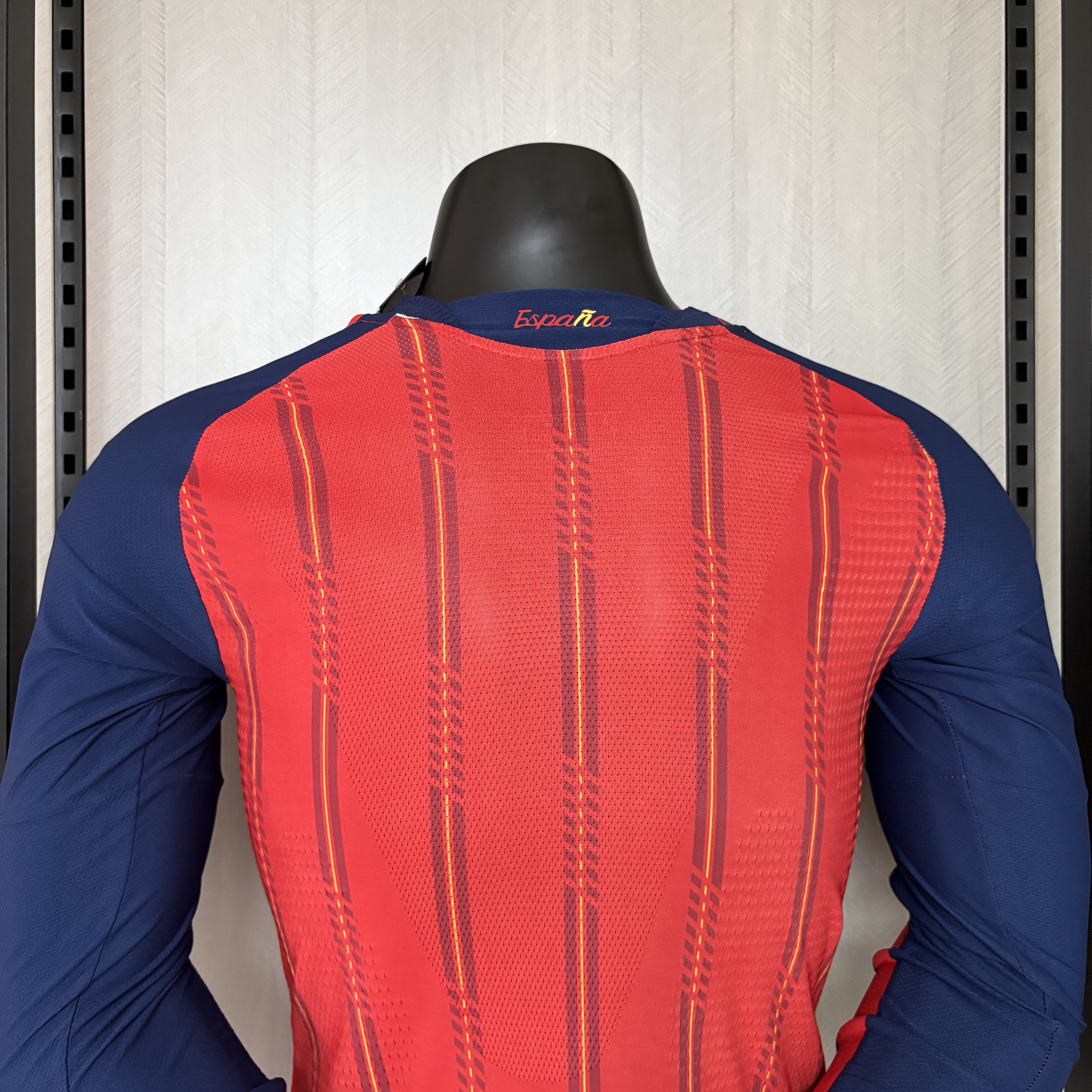 Spain 2026 World Cup Home Long Sleeve Player Edition Jersey