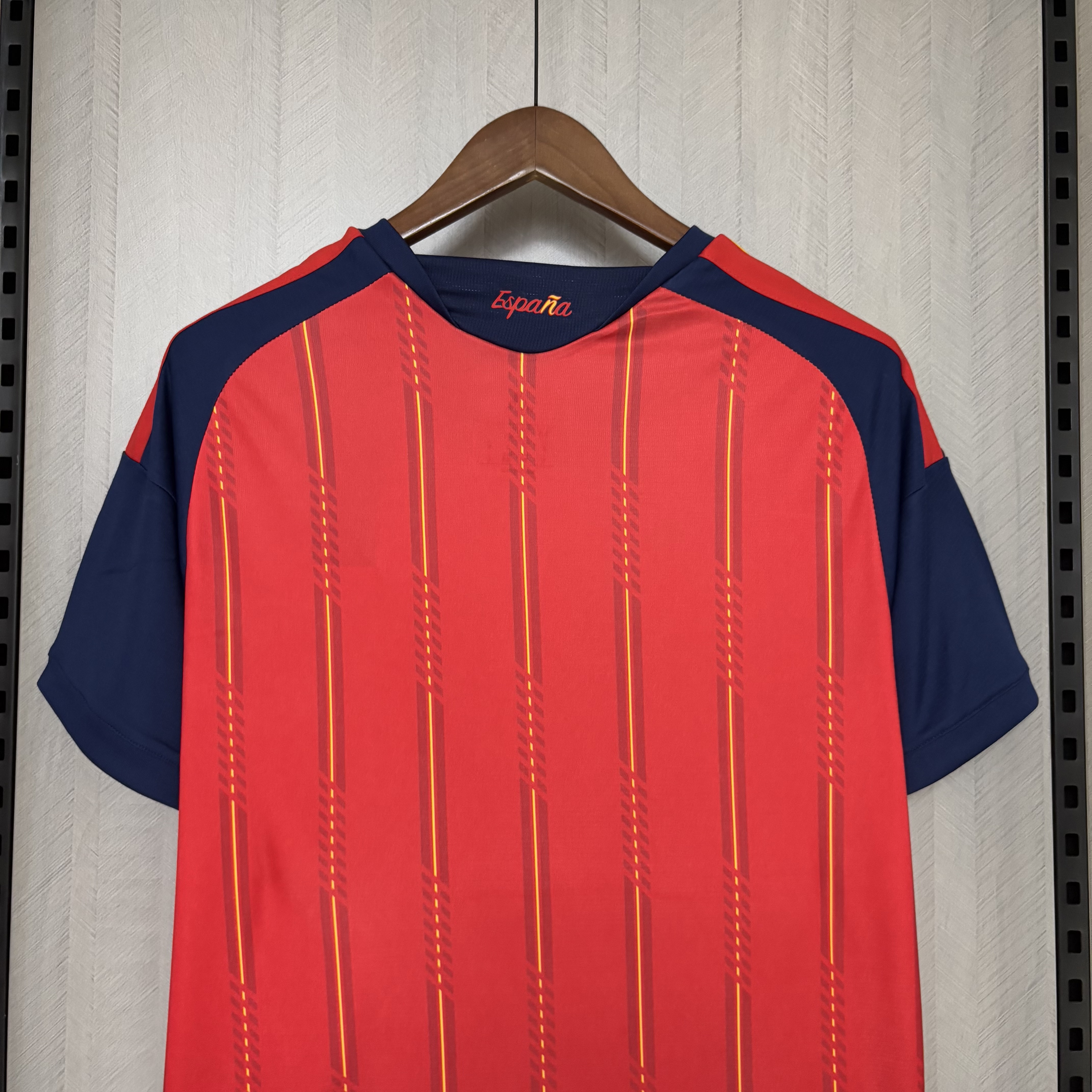 Spain 2026 World Cup Home Long Sleeve Fan Jersey - Classic Red