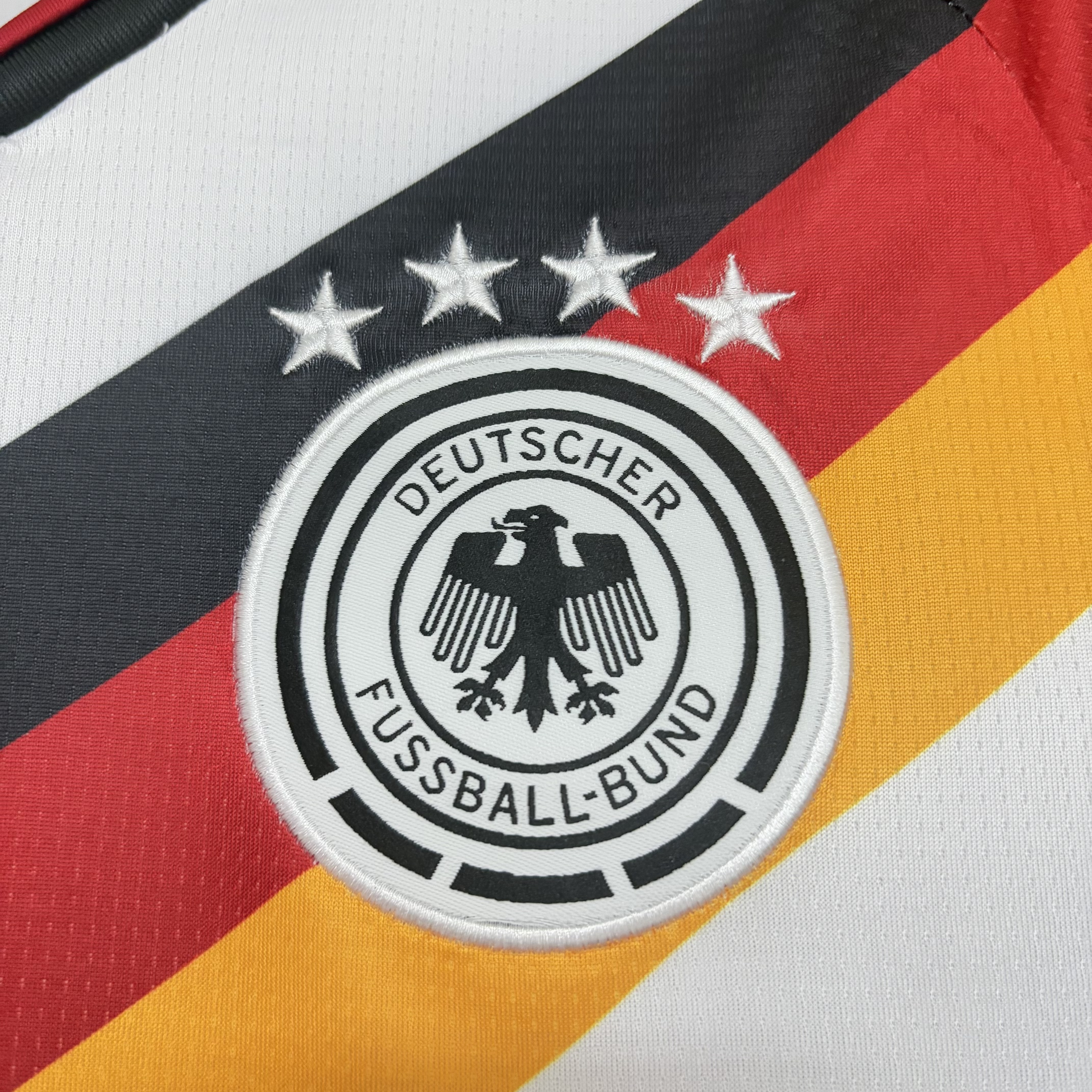 Germany 2026 World Cup Home Long Sleeve Fan Jersey - Classic Tricolor