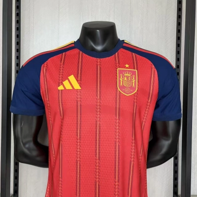 Spain 2026 World Cup Home Player Edition Jersey - Classic Red 01