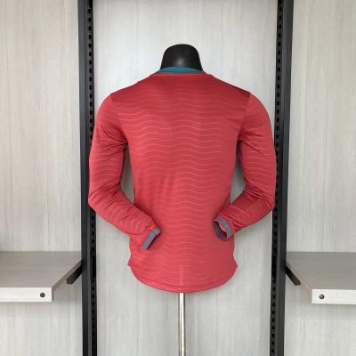 Portugal 2026 World Cup Home Long Sleeve Player Edition Jersey 02