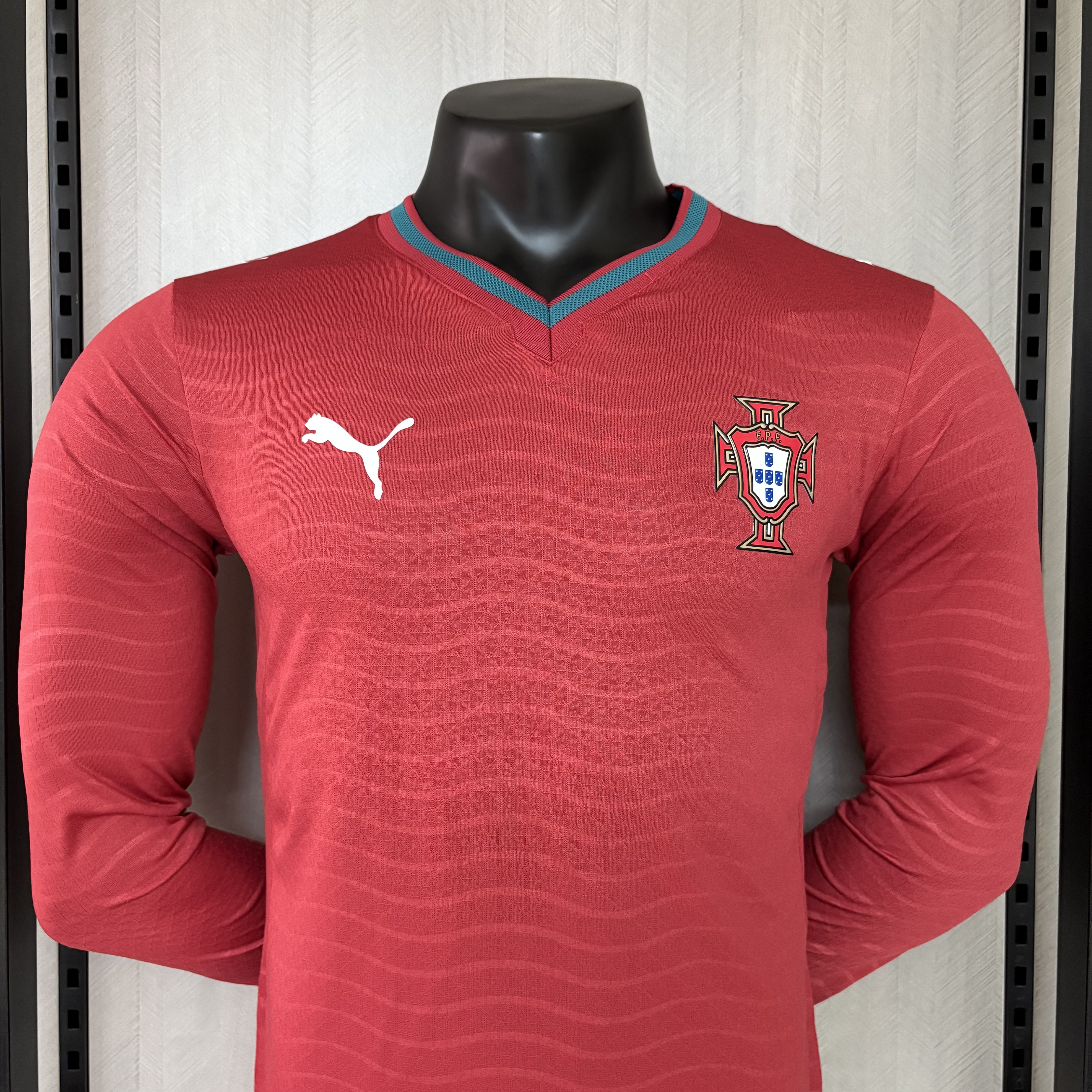Portugal 2026 World Cup Home Long Sleeve Player Edition Jersey