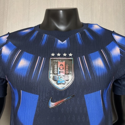 Uruguay 2026 World Cup Away Dark Obsidian Player Edition Jersey 02