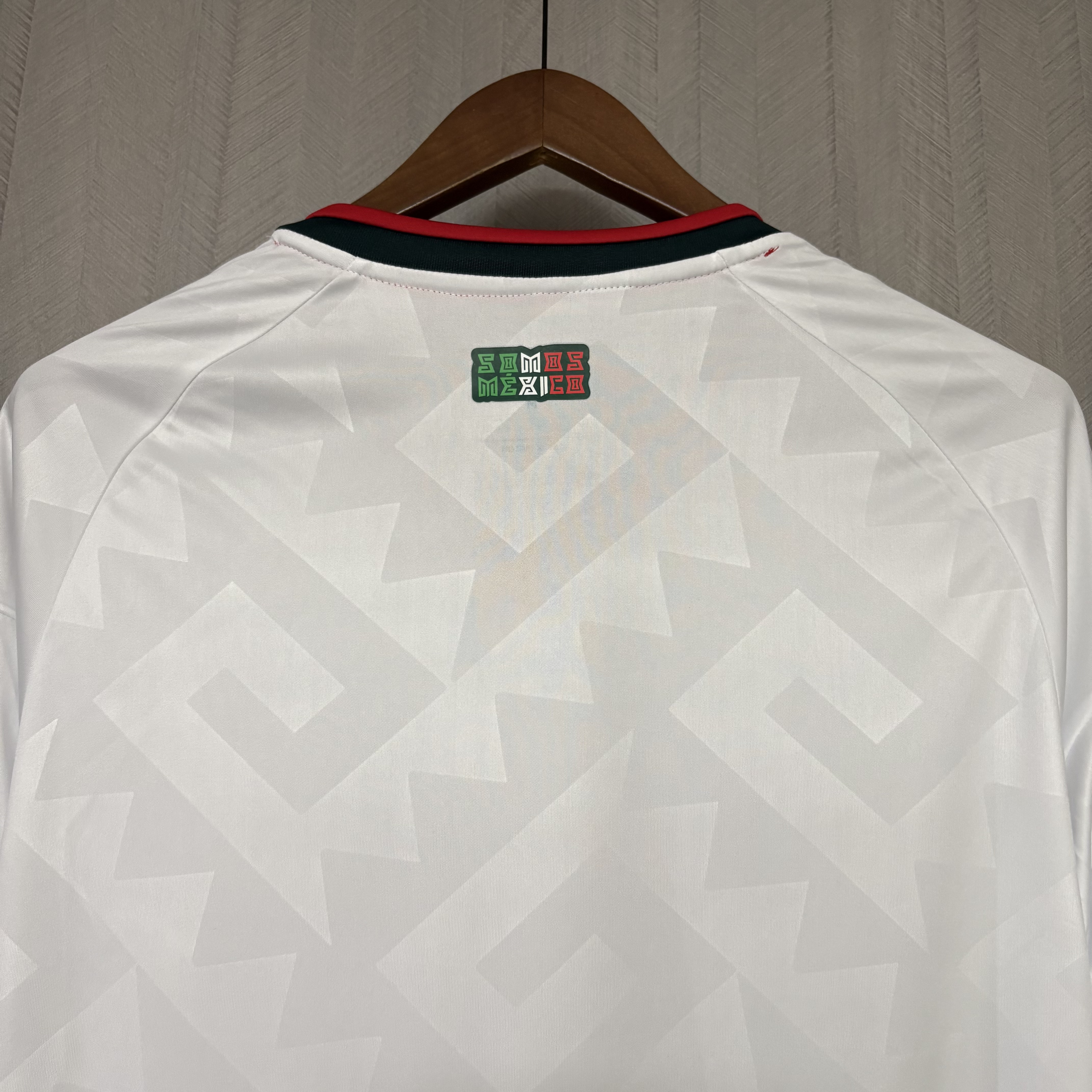 Mexico 2026 World Cup Away Long Sleeve Fan Jersey - Retro White