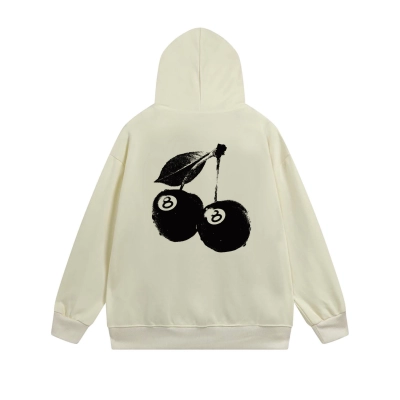 Stussy 8-Ball Cherries Spherical Fruit Zip Top XB731 02