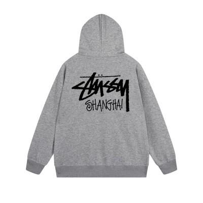 Stussy Shanghai Chapter Linear Script Zip Hoodie XB732 02