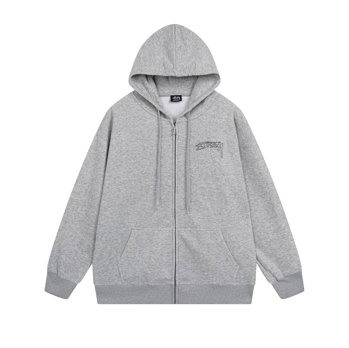 Stussy Eagle Wing Avian Silhouette Zip Hoodie XB777