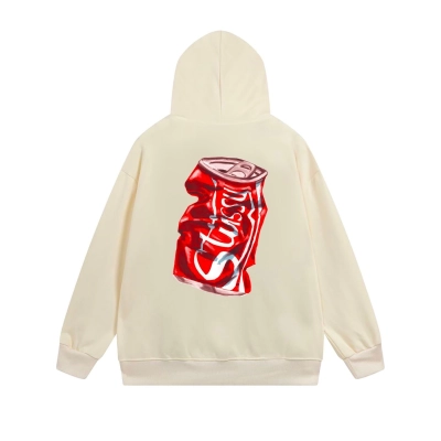 Stussy Crushed Soda Can Pop Beverage Zip Hoodie XB778 02