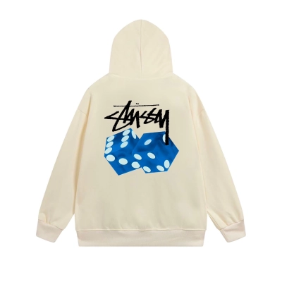 Stussy Fuzzy Twin Cubes Gaming Graphic Zip Hoodie XB791 02