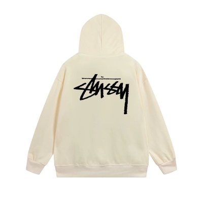 Stussy Yin Yang Stock Logo Calligraphy Zip Hoodie XB793 02
