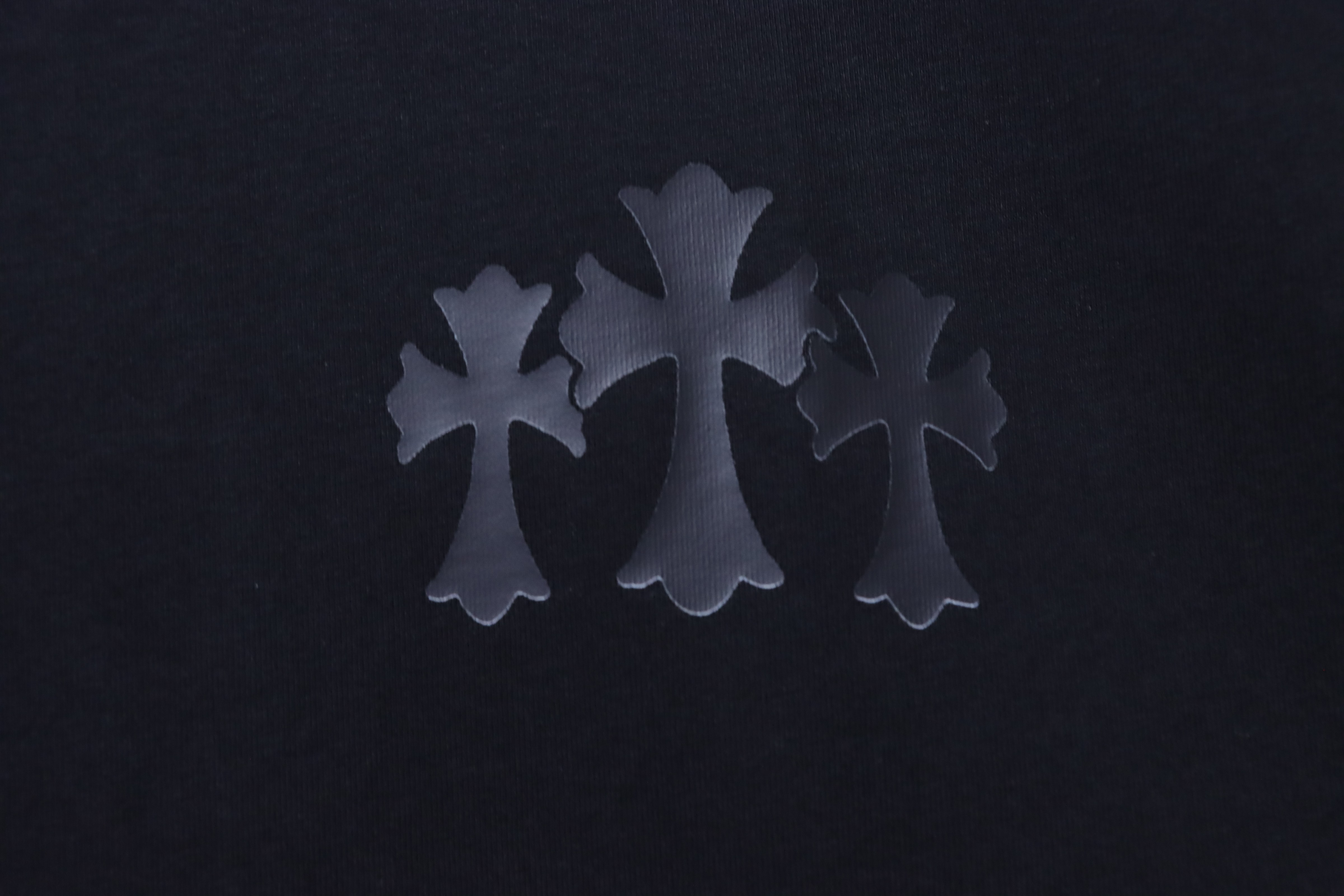 Chrome Hearts Sanskrit Cross Print Tee - Black h130