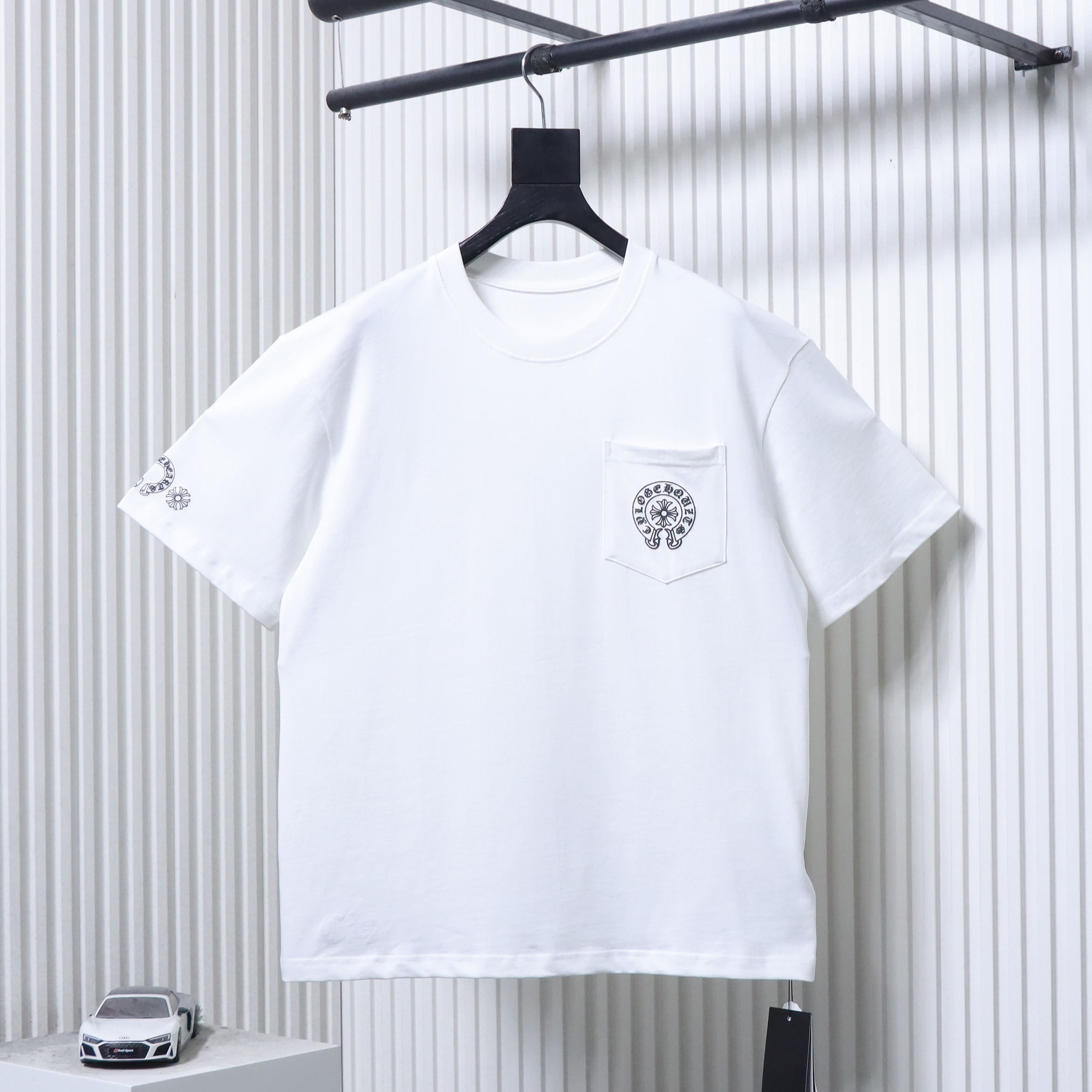 Chrome Hearts Multi-Color Cross Print Tee - White h170
