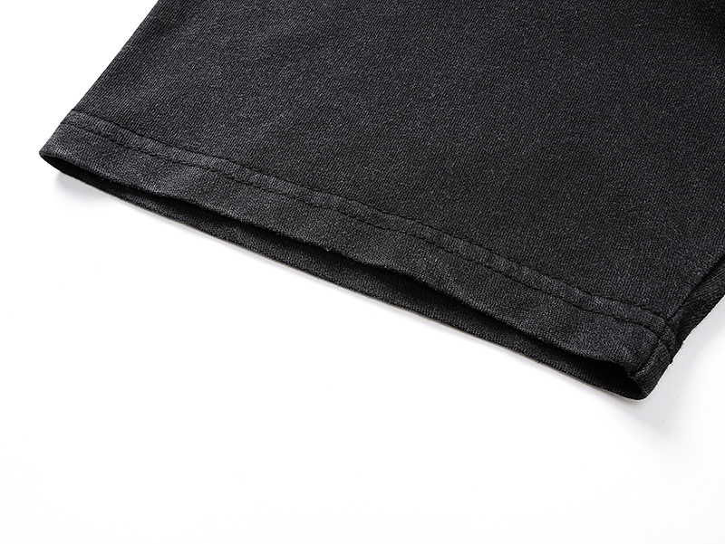 Godspeed Skull Driver &amp; Cityscape Graphic Washed Tee - Black P120 1120#