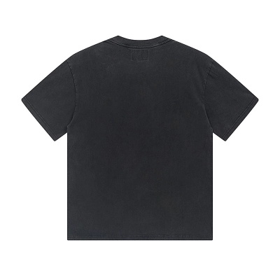 Godspeed Ancient Ruins Skeleton Graphic Tee Washed Black P120 1162# 02