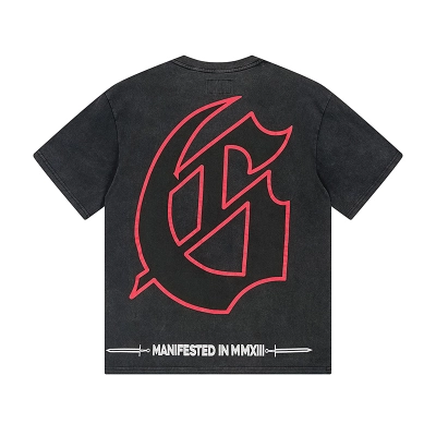 Godspeed Racing Skull Driver Graphic Tee Washed Black P120 1165# 02