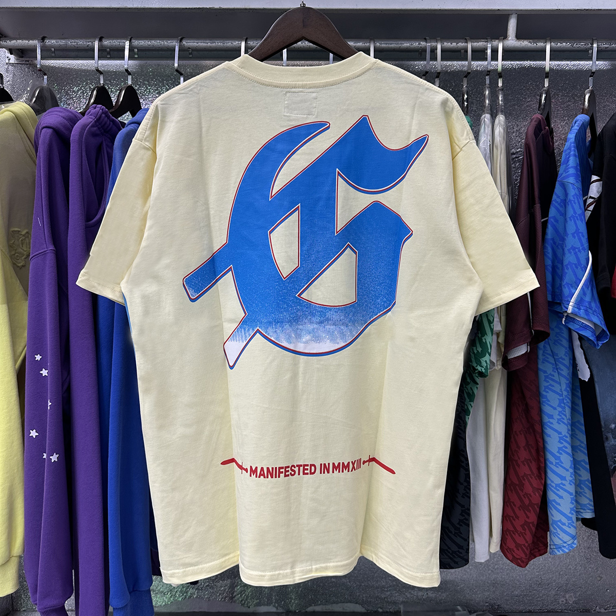 Godspeed Endzone Football Player Graphic Tee P120 7033
