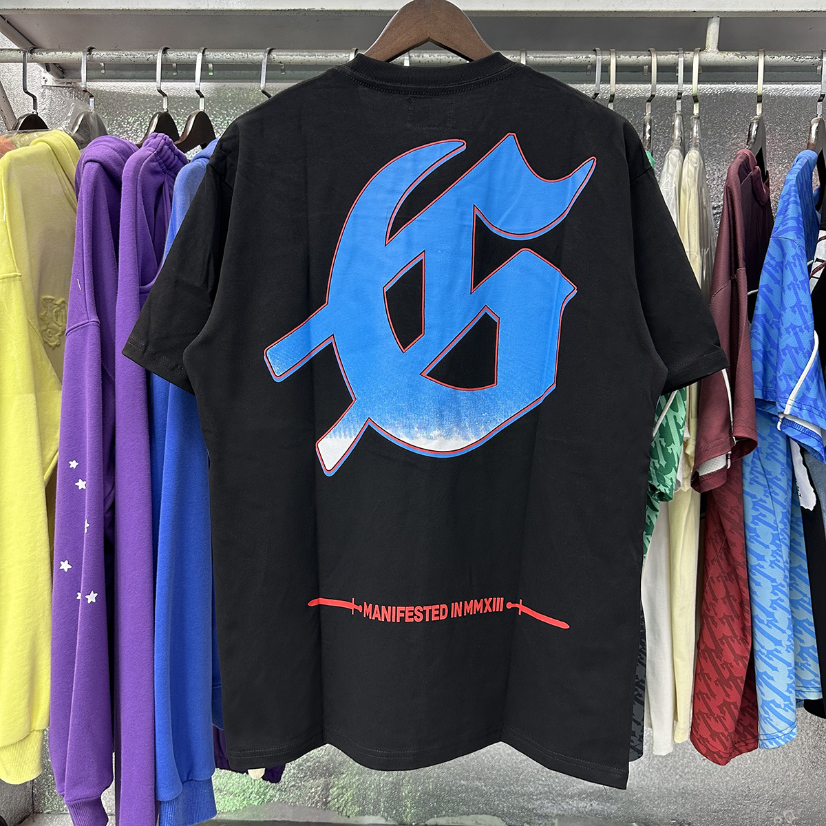 Godspeed Endzone Football Player Graphic Tee P120 7033