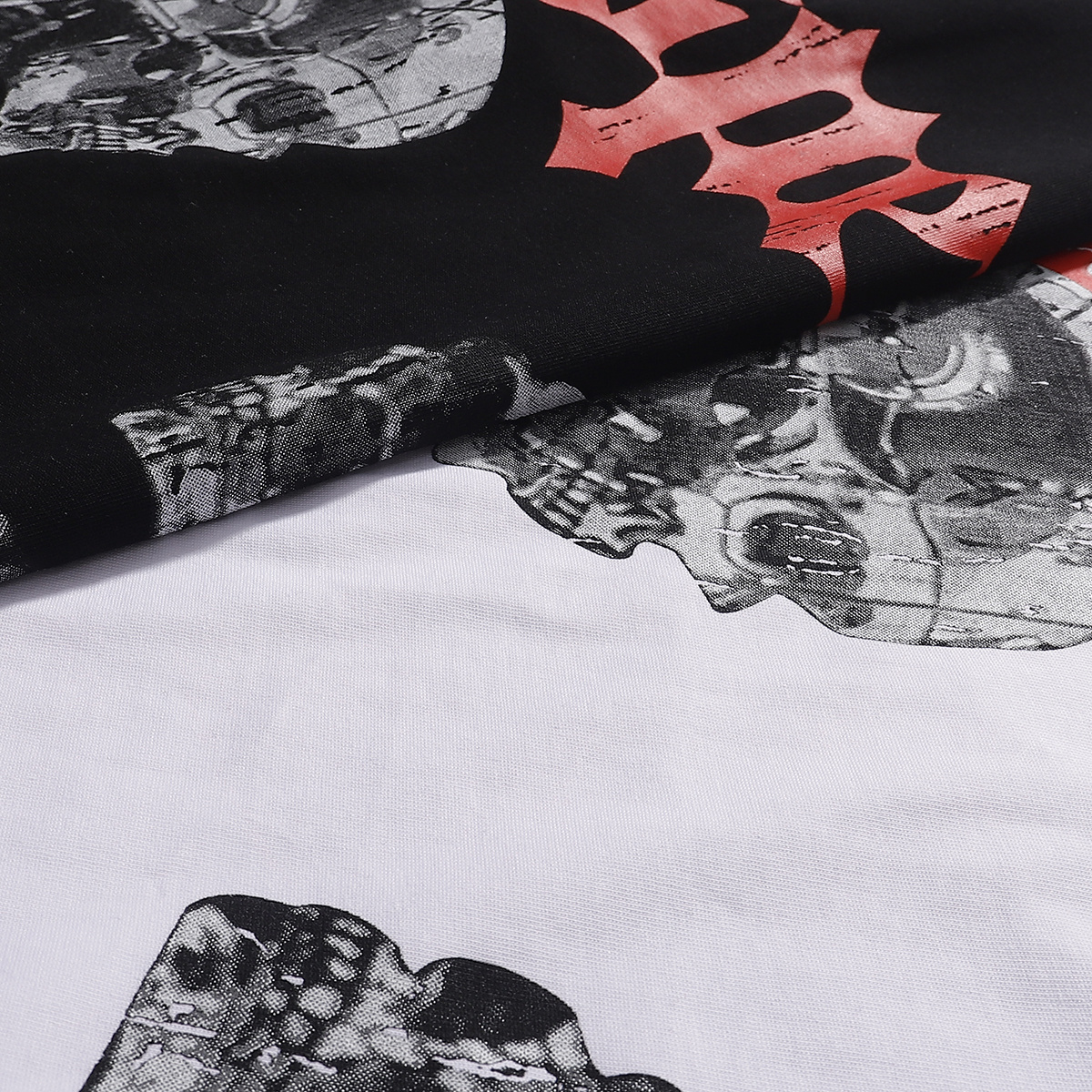 Godspeed Robot Holding Skull Graphic Tee P120 7038
