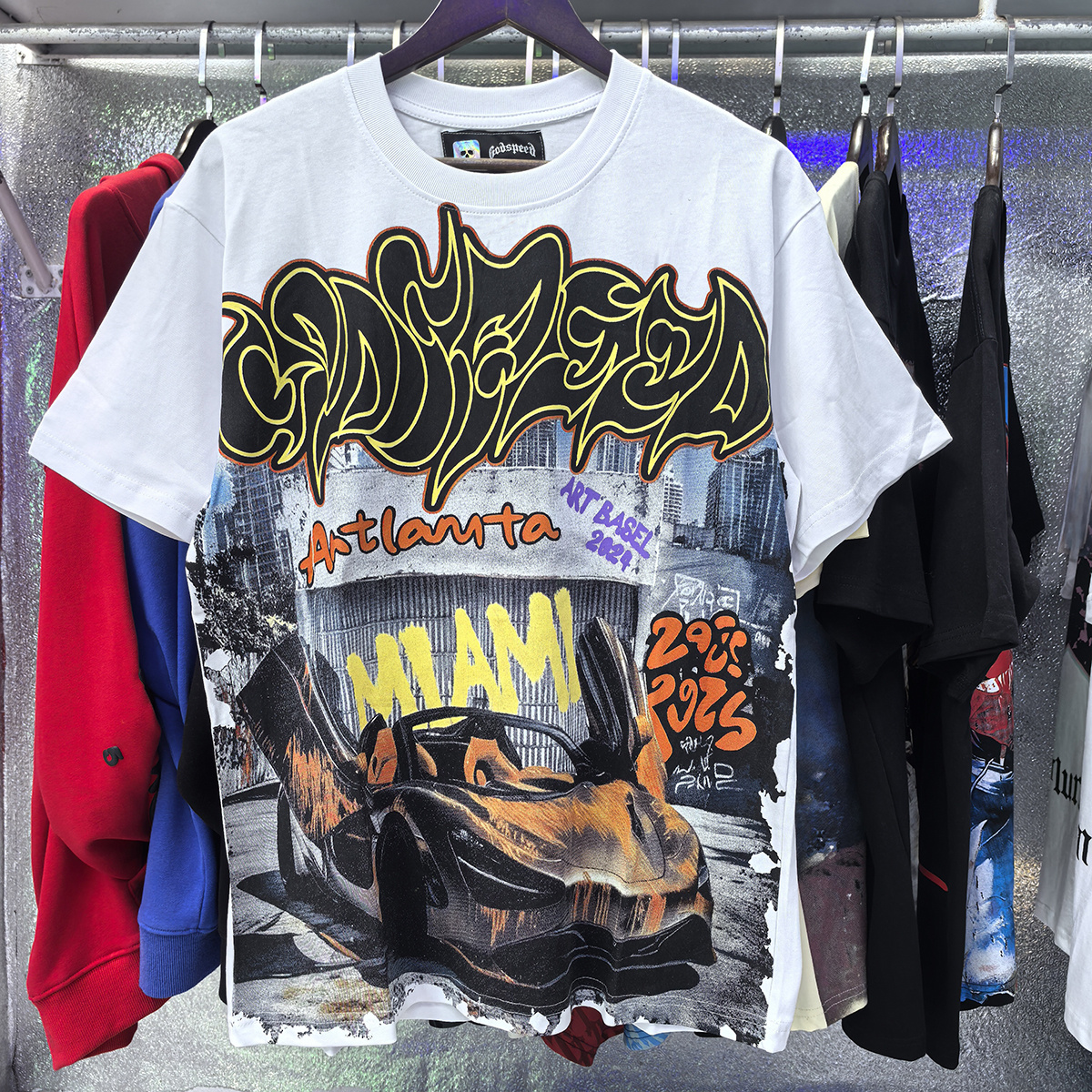 Godspeed Atlanta Supercar Graffiti Tee P120 7050