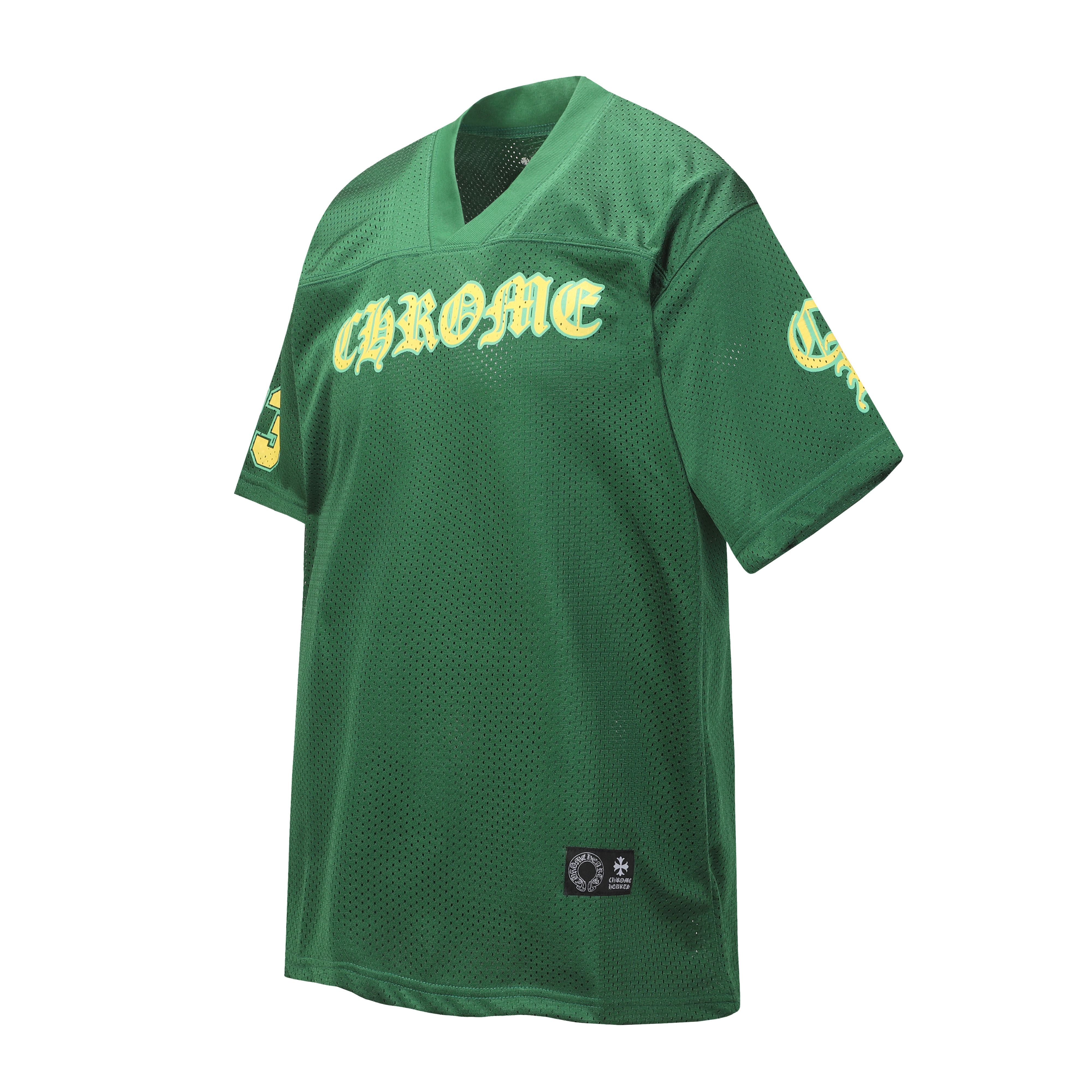 Chrome Hearts Ice Hockey Jersey Set - V-Neck Tee &amp; Mesh Shorts P130 2102
