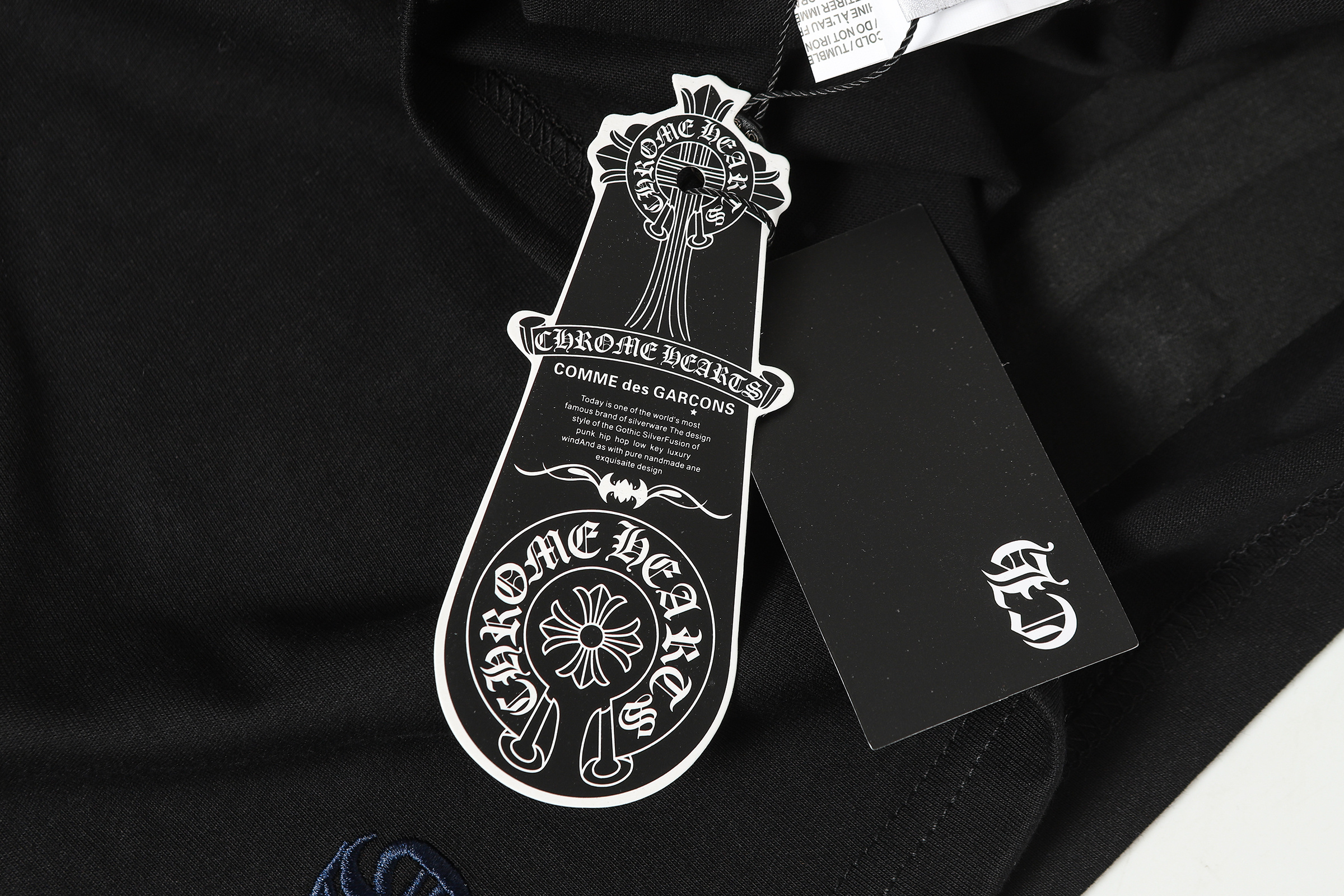 Chrome Hearts Multi-Color Embroidery Horseshoe Cross Four Tone Crew Neck Tee P130 2227