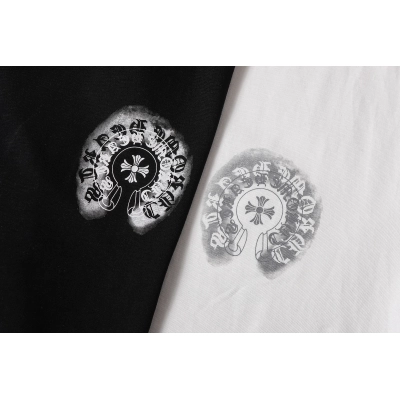 Chrome Hearts Faded Halo Cross Tee Black/White P130 2263 02