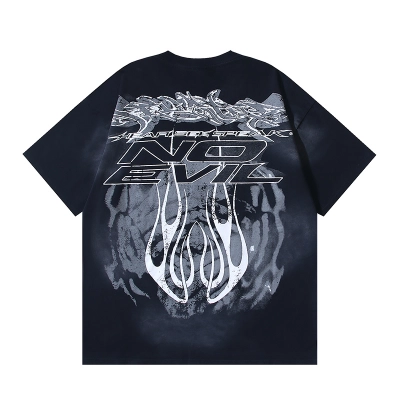 Hellstar Hear See Speak No Evil Graphic Tee Black P140 6797# 02