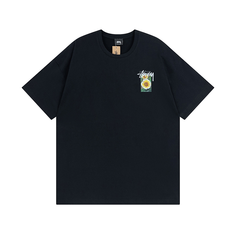 Stussy Photo Collage Floral Grid Graphic Tee XB874