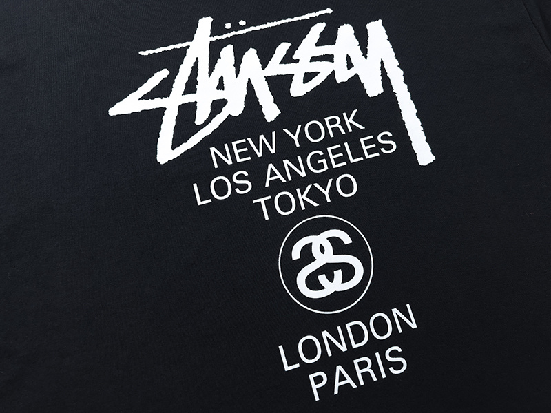 Stussy World Tour Cities Emblem Graphic Tee XB879