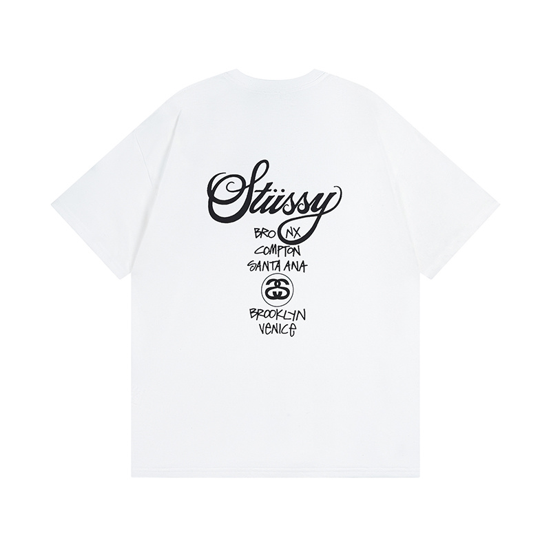 Stussy World Tour Cities Emblem Graphic Tee XB879