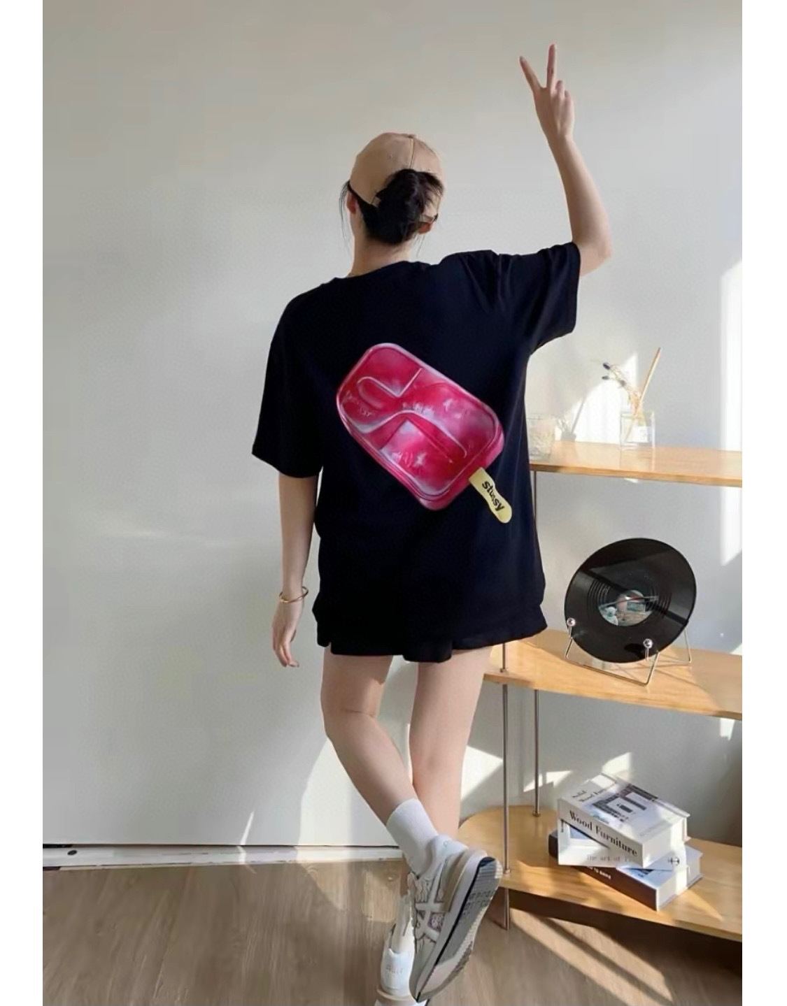 Stussy Popsicle Ice Frozen Treat Graphic Tee XB880
