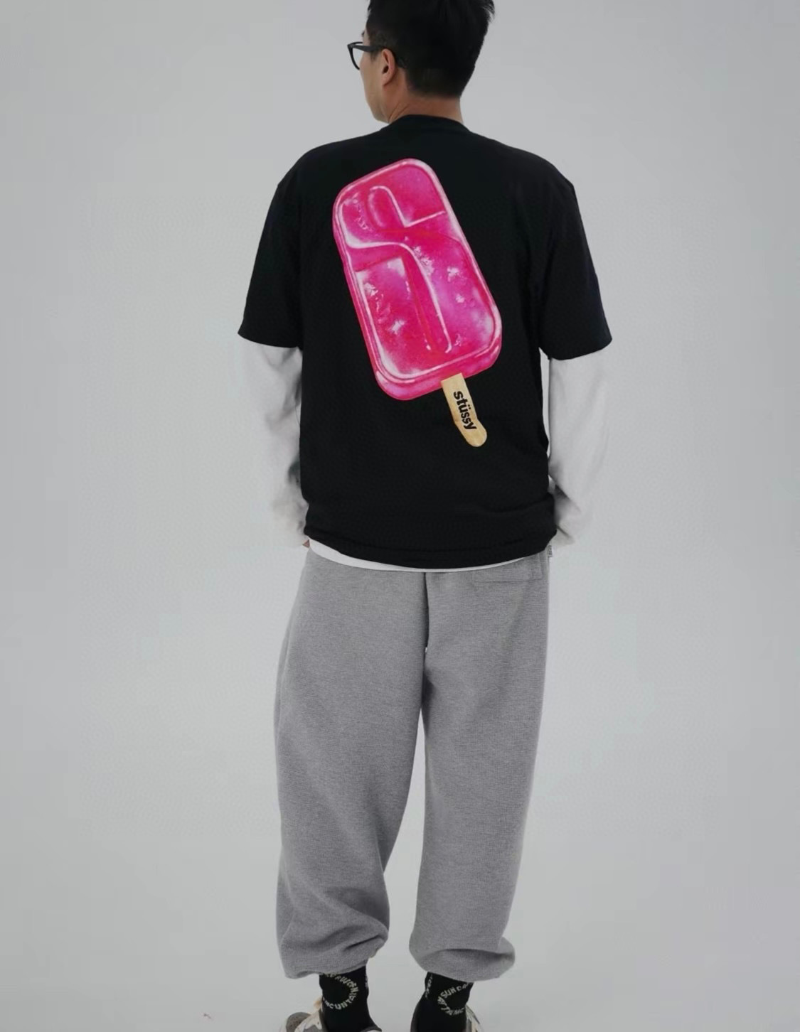 Stussy Popsicle Ice Frozen Treat Graphic Tee XB880